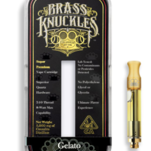 Brass Knuckles Gelato High THC Cartridges