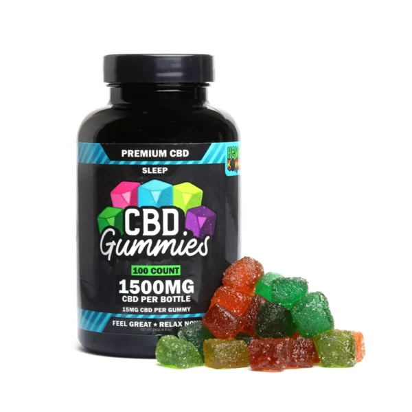 Hemp Bombs CBD Sleep Gummies 1500mg