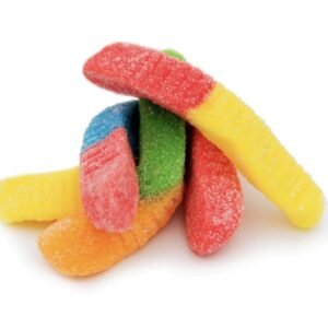 Delta 8 Rainbow Gummy Worms-300mg