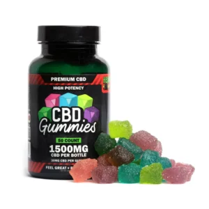 Hemp Bombs CBD High Potency Gummies 1500mg