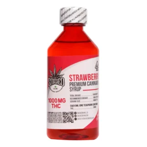 SMASHED Strawberry Syrup 1000mg THC